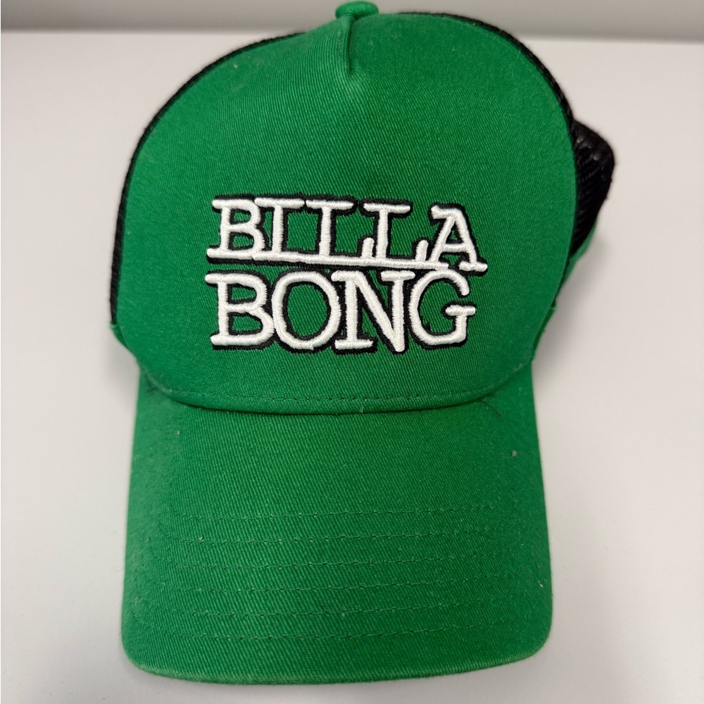 Billabong Green Cap with White Logo